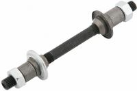 Ось задней втулки под эксцентрик Quando, KT-207R, 145мм, 10мм, Сталь, с пыльниками