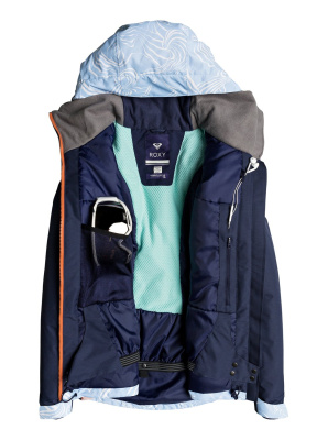 Куртка Ж ROXY WILDLIFE JK MANDARIN ORANGE_POP SNOW CRYST