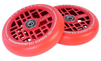 Колесо для трюкового самоката Oath Lattice 110 пара (красный) от магазина Адреналин