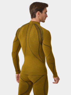 Термобелье Accapi кофта длинный рукав Ergowool Long Sleeve Shirt Mustard/Black от магазина Адреналин