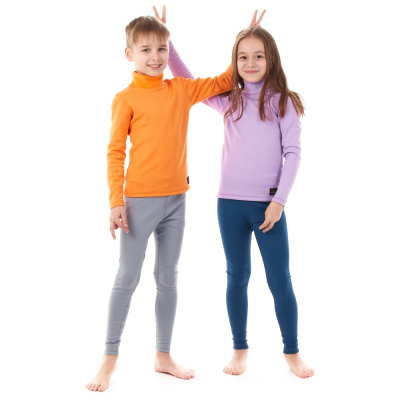 Картинка Детское термобелье DragonFly Зима высокий ворот Orange - Gray от магазина Адреналин Детское термобелье DragonFly Зима высокий ворот Orange - Gray от магазина Адреналин