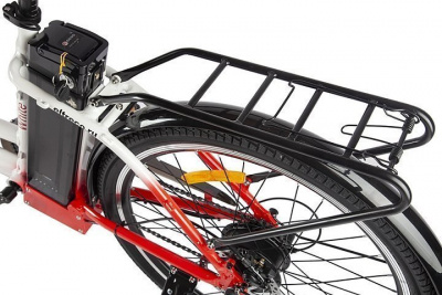 Электровелосипед  Eltreco White (Бело-зеленый-2422) от магазина Адреналин