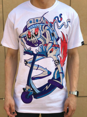 Футболка Комета Космонавт, белая