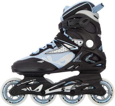 Роликовые коньки женские FILA LEGACY COMP LADY black/lightblue