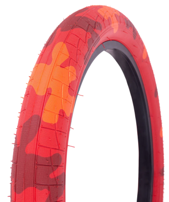 Велопокрышка для BMX WANDA 20"*2.4 P1472 красный камуфляж
