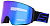 Очки горнолыжные со сменной МАГНИТНОЙ линзой Salice 106DARWF Black/Blue DARW Blue + Light radium  от магазина Адреналин