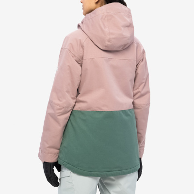 Сноубордическая куртка женская 686 WMNS ATHENA JACKET DUSTY MAUVE COLORBLOCK от магазина Адреналин