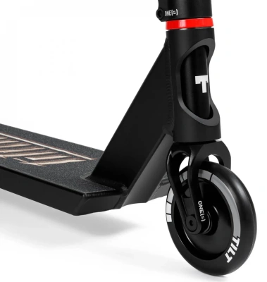 Трюковой самокат Tilt Contact (черный / хром / коричневый) от магазина Адреналин