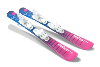 Детские горные лыжи с креплениями Elan 2022-23 Sky Jrs 70-90 + El 4.5 Shift