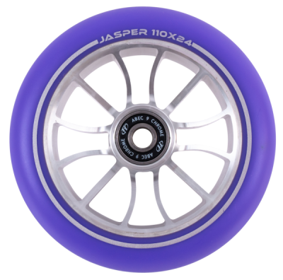 Колесо для ТРЮКОВОГО самоката TechTeam  110*24 мм, Jasper, purple
