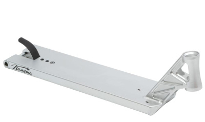 Дека для трюкового самоката Комета Немезида 5.5X21" серебро