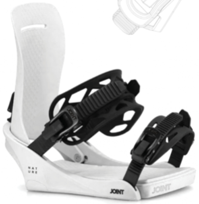 Крепления для сноуборда Joint Nature white
