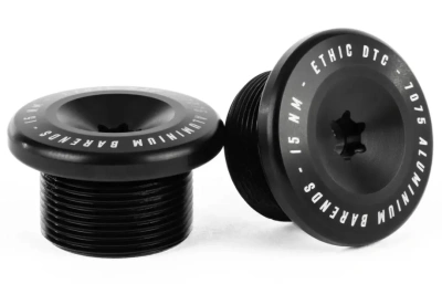 Баренды (заглушки) для грипс для трюкового самоката Alu classic Ethic black