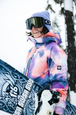 Шапка 686 ж BIG CUFF BEANIE PURPLE IMPRESSION от магазина Адреналин