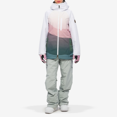 Сноубордическая куртка женская 686 WMNS DREAM JACKET WHITE DUSTY MTN SUNSET от магазина Адреналин