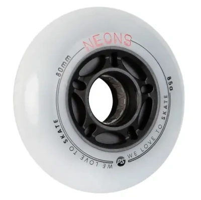 Комплект колес для роликов POWERSLIDE Neons 90/85A 4-pack Red от магазина Адреналин