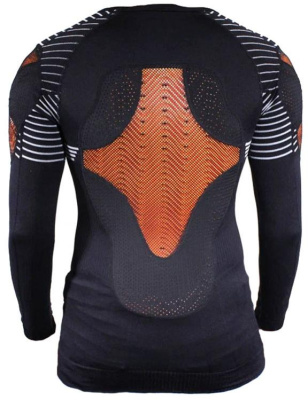 Защита спины с длинным рукавом Prosurf BACK SEAMLESS PROTECTOR  черная