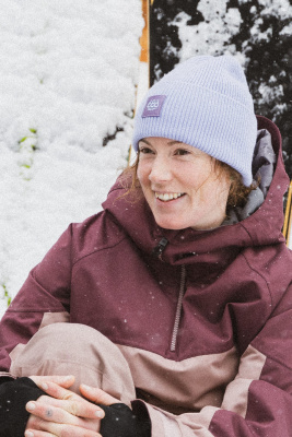 Шапка 686 ж BIG CUFF BEANIE PURPLE IMPRESSION от магазина Адреналин