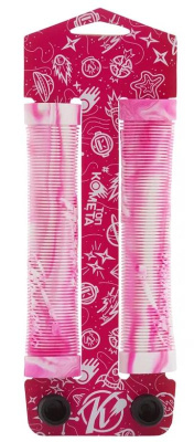 Грипсы для трюкового самоката Комета Альфа бело-розовые от магазина Адреналин