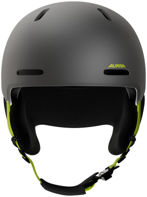 Детский горнолыжный шлем ALPINA Zupo 2 Charcoal Neon Matt от магазина Адреналин