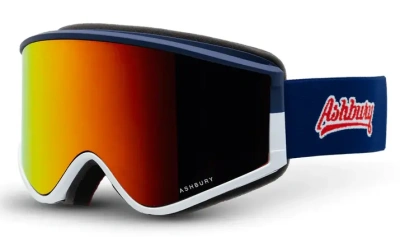Горнолыжные очки со сменной линзой на магнитах ASHBURY A12 Ninth (RED MIRROR/YELLOW)