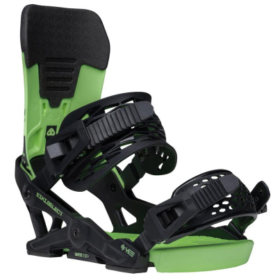 Крепления для сноуборда YES Select Eiki Green Glow Крепления для сноуборда YES Select Eiki Green Glow