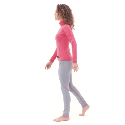 Картинка Термобелье зимнее с высоким воротом женское DragonFly Pink-Grey от магазина Адреналин Термобелье зимнее с высоким воротом женское DragonFly Pink-Grey от магазина Адреналин